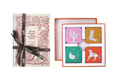 Lot 403 - Hermes Western and Company Memory Game and Book