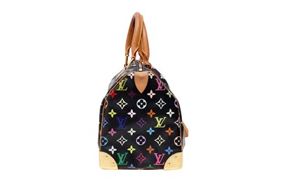 Lot 412 - Louis Vuitton x Murakami Black Multicolore Speedy 30