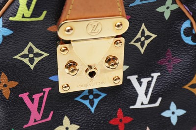 Lot 412 - Louis Vuitton x Murakami Black Multicolore Speedy 30