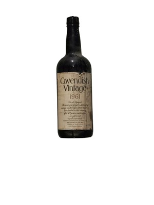 Lot 174 - Cavendish, Vintage South African Fortified Wine, 1961, one bottle