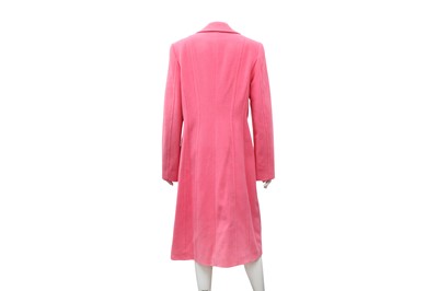 Lot 248 - Escada Bubblegum Pink Wool Coat - Size 38
