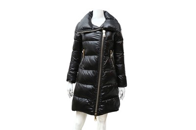 Lot 634 - Moncler Black Joinville Giubbotto Long Coat - Size 00