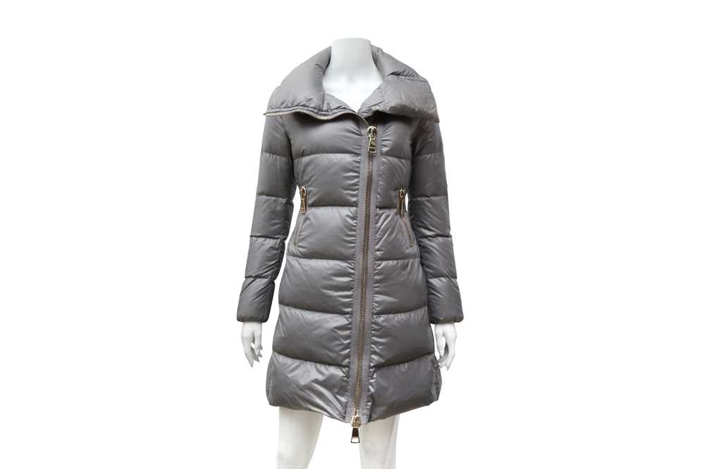 Lot 369 - Moncler Grey Joinville Giubbotto Long Coat -