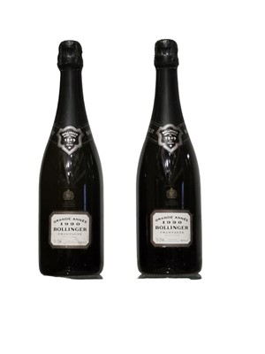 Lot 1 - Bollinger, Grande Année, Ay, 1990, two bottles