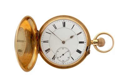 Lot 62 - POCKET WATCH, A H DRINKWATER, 18K YELLOW GOLD.