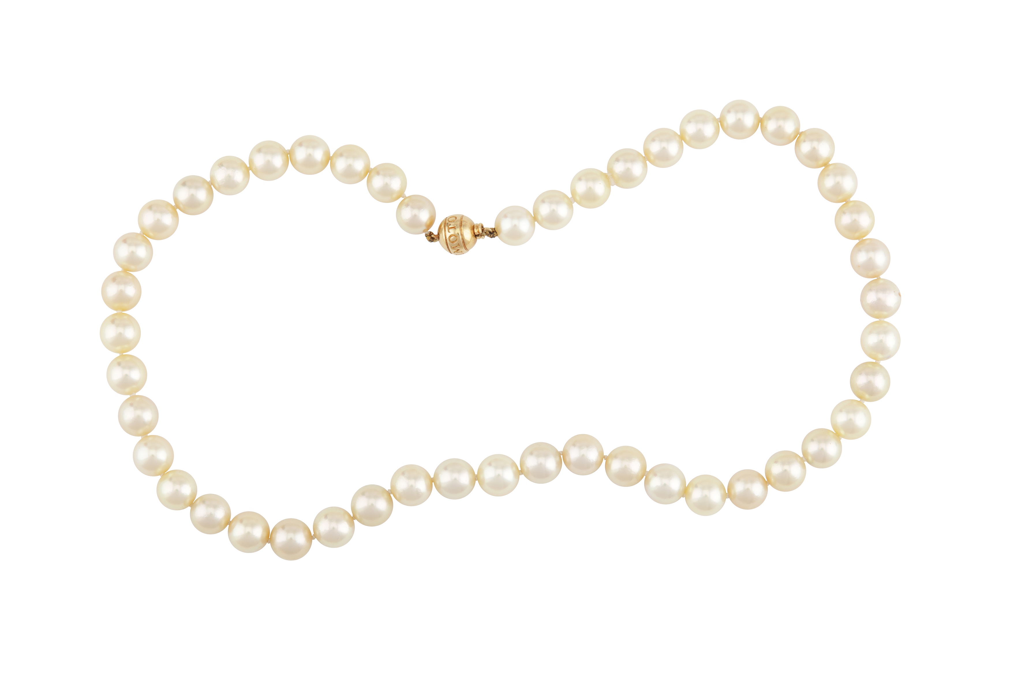 Lot 6 Mikimoto A Cultured Pearl Necklace 5399