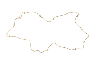 Lot 431 - A GOLD NECKLACE