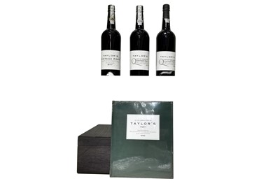 Lot 158 - A cased set of three bottles of Taylors Vintage Port