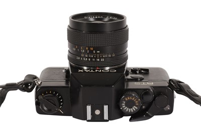 Lot 387 - A Contax RTS SLR Camera Outfit