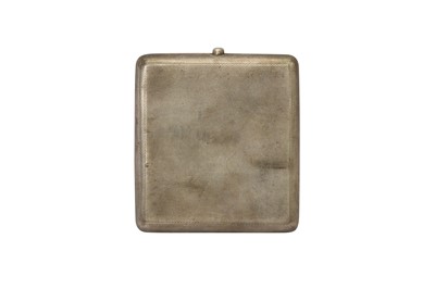 Lot 64 - A MIXED GROUP INCLUDING A GEORGE V STERLING SILVER CIGARETTE CASE LONDON 1916 BY MAPPIN & WEBB