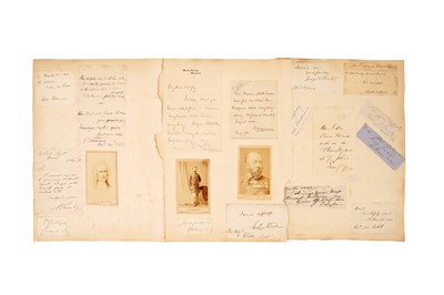 Lot 322 - Autograph Collection.- 19th Century
