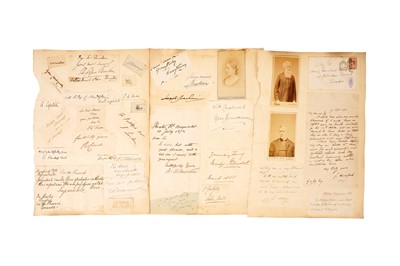 Lot 322 - Autograph Collection.- 19th Century