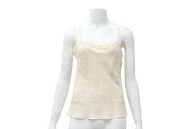 Lot 533 - Christian Dior Cream Silk Camisole - Size 38