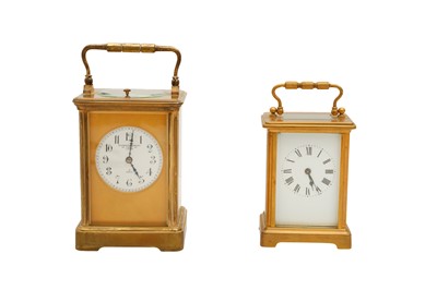 Lot 626 - TWO CARRIAGE CLOCKS