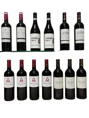 Lot 119 - Assorted French and Italian Red Wine