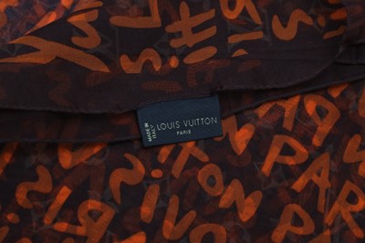 Lot 437 - Louis Vuitton Stephen Sprouse Graffiti Silk Scarf