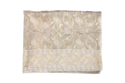 Lot 559 - Kenzo Gold Silk Jacquard Damask Scarf