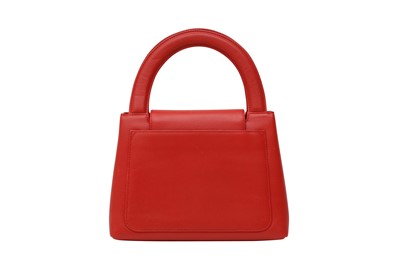 Lot 287 - Chanel Red Top Handle Mini Kelly Bag
