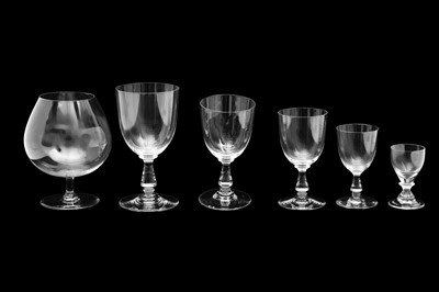Lot 723 - A SET OF BACCARAT CRYSTAL DRINKING GLASSES, LATE 20TH CENTURY