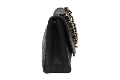 Lot 621 - Chanel Black Round Flap Bag