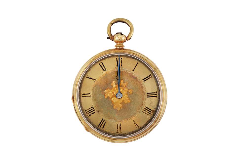 Lot 72 - POCKET WATCH, OPEN-FACE.