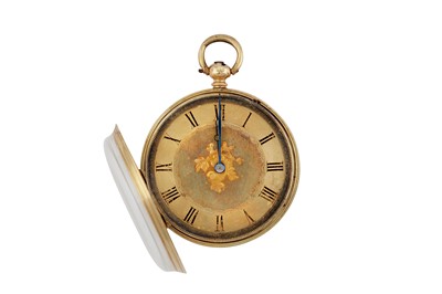 Lot 72 - POCKET WATCH, OPEN-FACE.