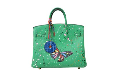 Lot 396 - Hermes Bambou Togo Birkin 25