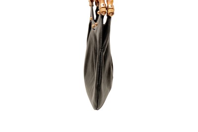 Lot 640 - Gucci Black Bamboo Studded Mini Bag