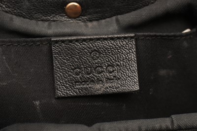 Lot 640 - Gucci Black Bamboo Studded Mini Bag