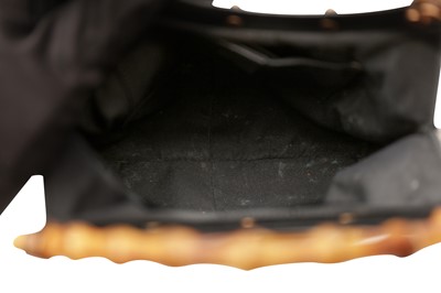 Lot 640 - Gucci Black Bamboo Studded Mini Bag
