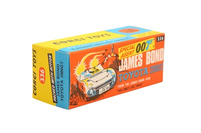 Lot 804 - CORGI TOYS, SPECIAL AGENT 007, JAMES BOND TOYOTA 2000GT