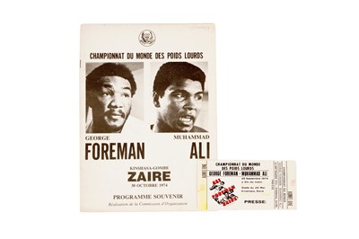 Lot 668 - The Rumble in the Jungle.- Muhammad Ali vs George Foreman