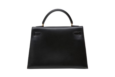 Lot 678 - Hermes Black Box Kelly Sellier 32
