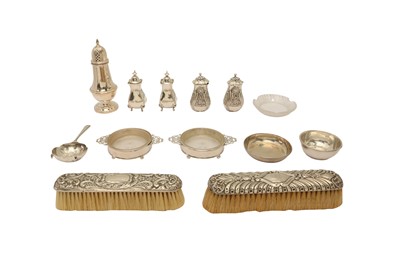 Lot 294 - A MIXED GROUP OF STERLING SILVER HOLLOWARE