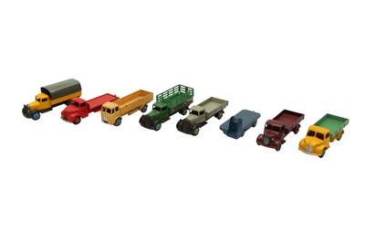 Lot 787 - DINKY TOYS: A GROUP OF ASSORTED DINKY TRUCKS