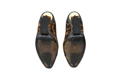 Lot 643 - Louis Vuitton Stephen Sprouse Leopard Wedge Pump