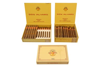 Lot 341 - THREE BOXES OF ALVARO CIGARS