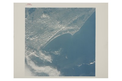 Lot 73 - Four views of Earth from space including a spectacular view of the curvature of Earth