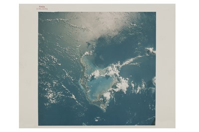Lot 73 - Four views of Earth from space including a spectacular view of the curvature of Earth
