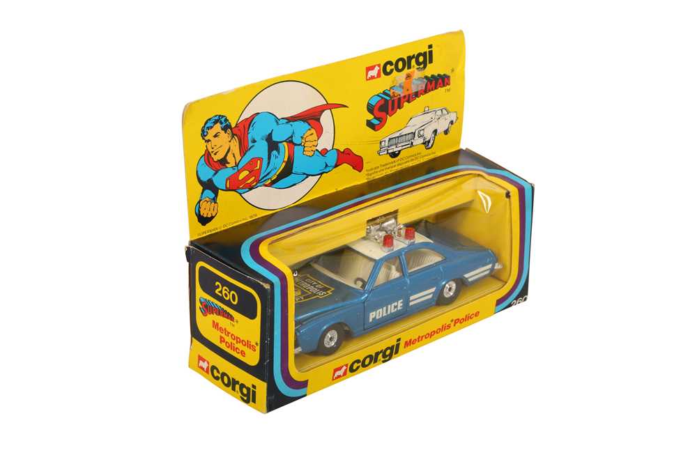 Lot 800 - CORGI: A SUPERMAN VEHICLE 'CITY OF METROPOLIS' POLICE CAR