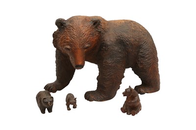 Lot 960 - A BLACK FOREST-TYPE BEAR