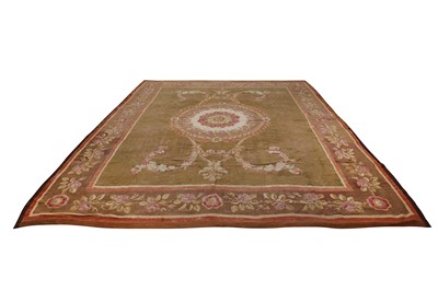 Lot 51 - AN EARLY 19TH CENTURY AUBUSSON CARPET, FRANCE