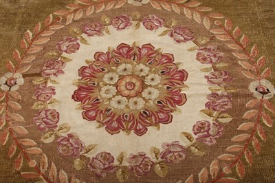 Lot 51 - AN EARLY 19TH CENTURY AUBUSSON CARPET, FRANCE