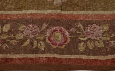 Lot 51 - AN EARLY 19TH CENTURY AUBUSSON CARPET, FRANCE