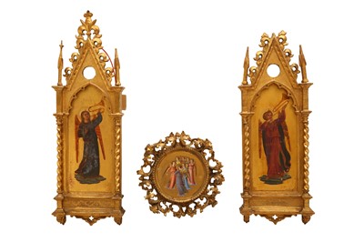 Lot 1001 - GROUP OF ECCLESIASTICAL GILT PANELS