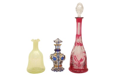 Lot 716 - GROUP OF GLASSWARE