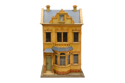 Lot 886 - A LATE 19TH  CENTURY DOLLS HOUSE