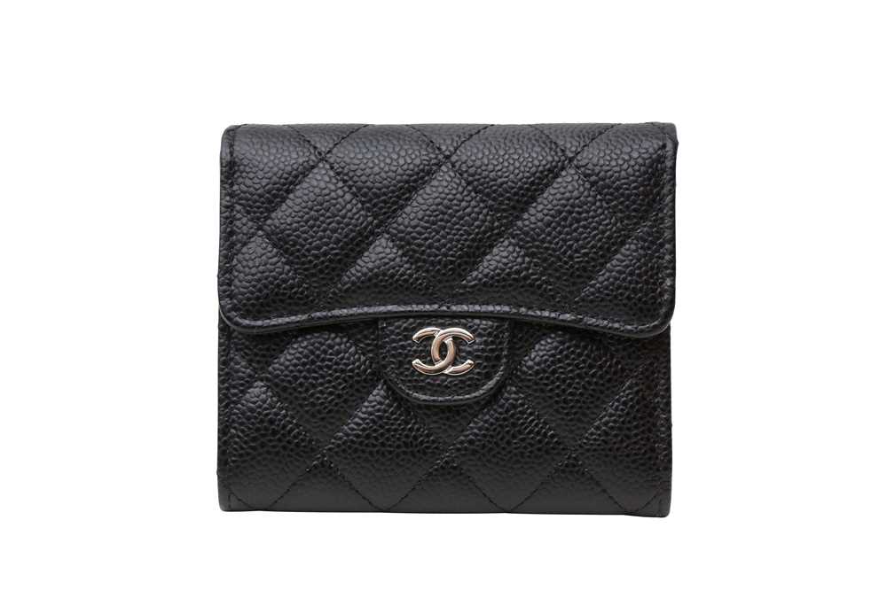 Chanel flap wallet caviar Clearance