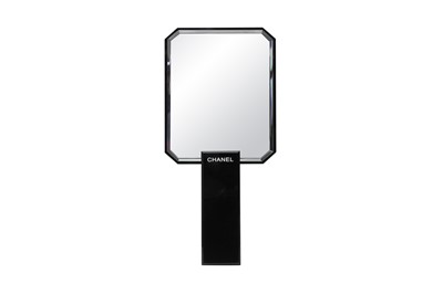 Lot 726 - Chanel Black Handheld Vanity Mirror