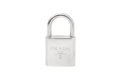 Lot 787 - Prada Padlock Logo Key Ring